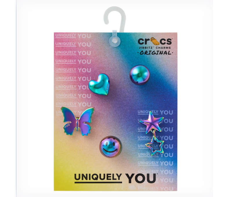 Iridescent Meta 5 Pack Jibbitz