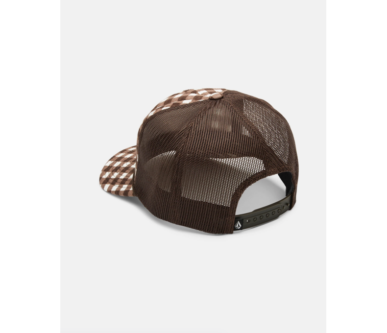 Women's Stone Plaid Trucker Hat
