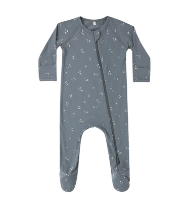 Bamboo Zip Footie in Wildflower or Starlight NB