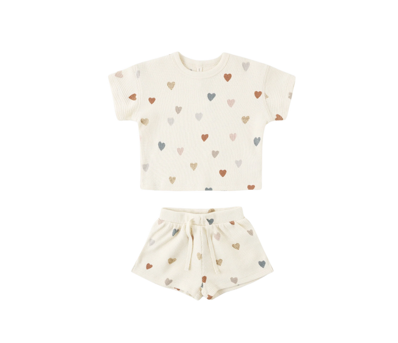 Waffle Tee + Short Set