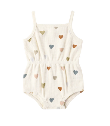 Waffle Cinch Romper