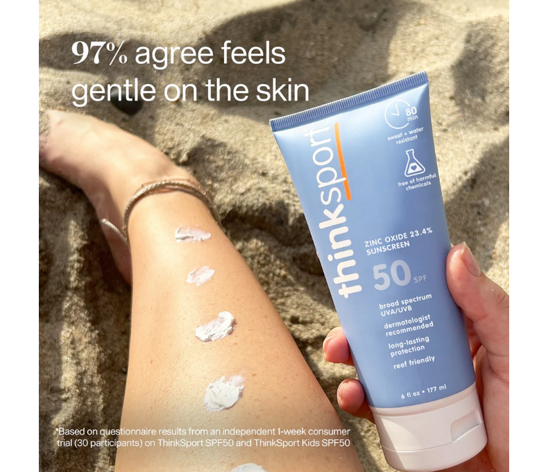 ThinkSport Mineral Based Sunscreen Lotion SPF 50+ 177ml