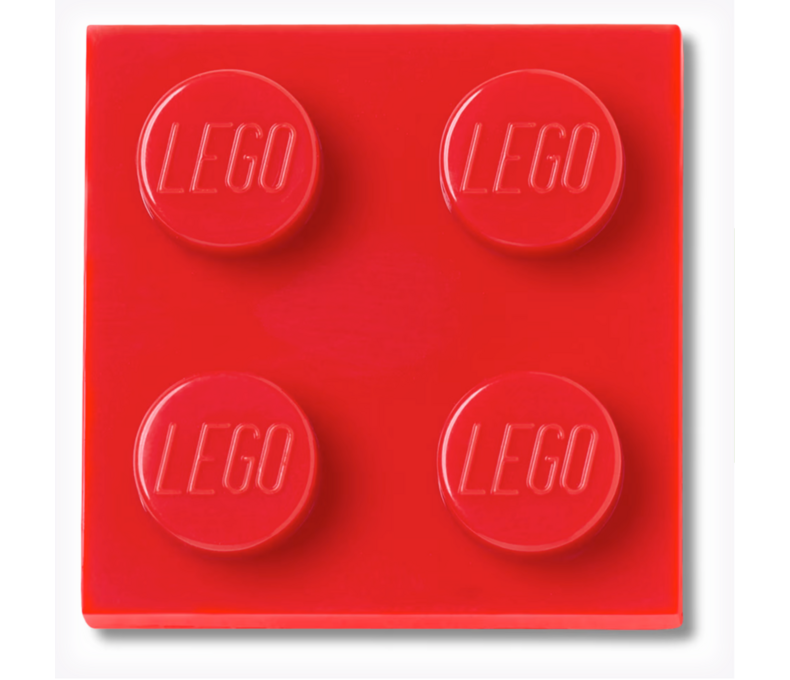 LEGO Red Tile 2x2 Jibbitz