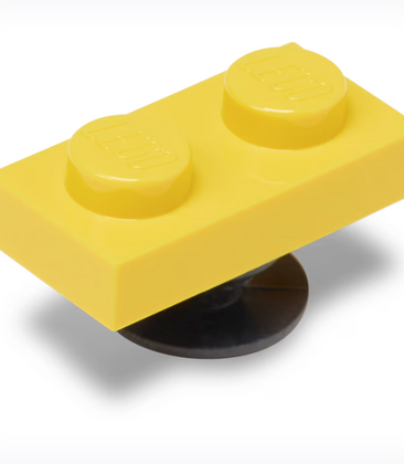 LEGO Yellow Tile 1x2 Jibbitz