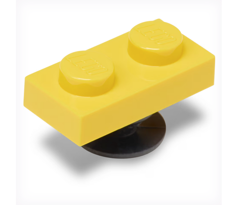 LEGO Yellow Tile 1x2 Jibbitz