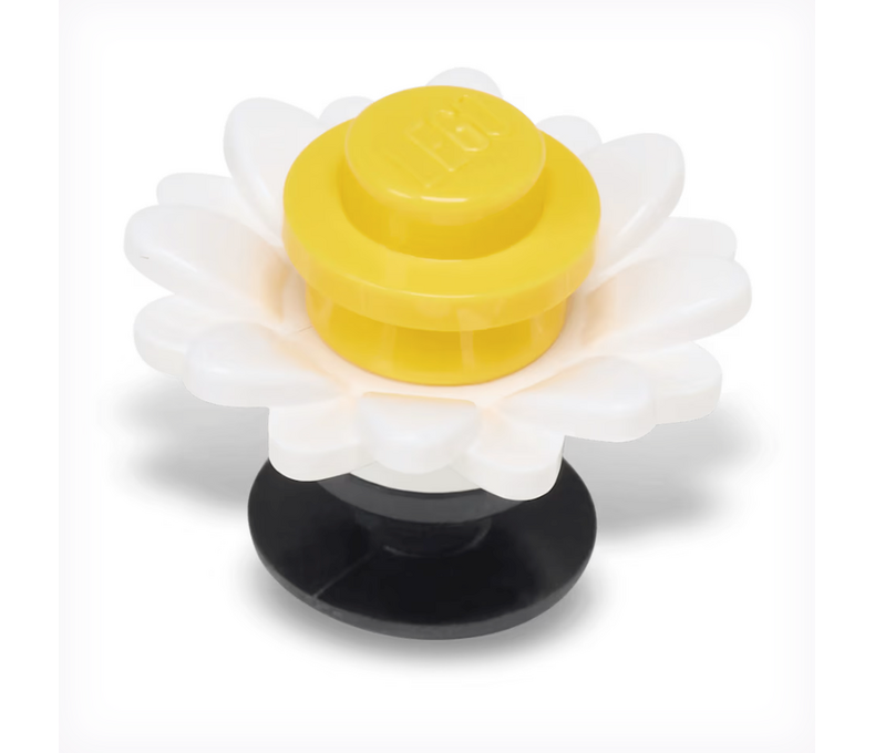 LEGO White Flower Jibbitz