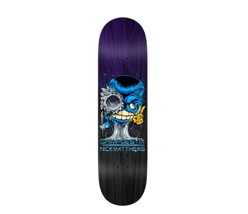 Matthews Grimplenator Skateboard Deck 8.5