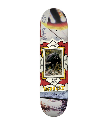 Worrest Big Foot Twin Tail Slick Deck 8.3
