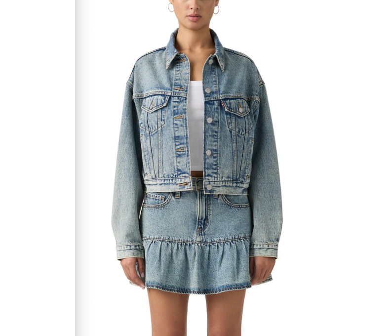 Shrunken 90s Trucker Jacket