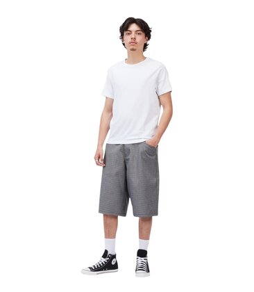 Baggy Houndstooth Shorts