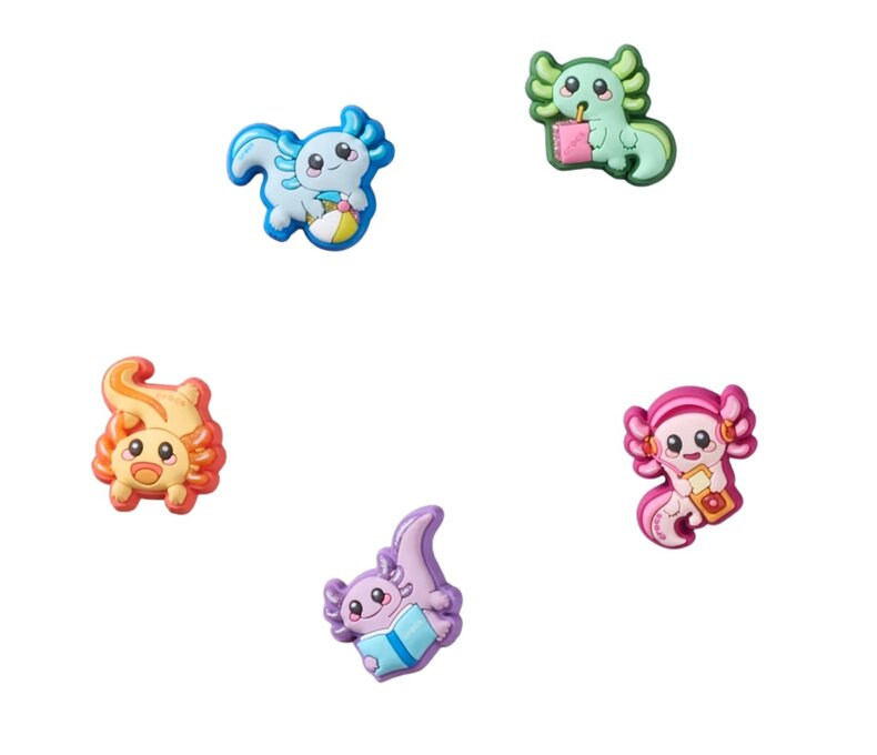 Tiny Axolotls 5 Pack Jibbitz