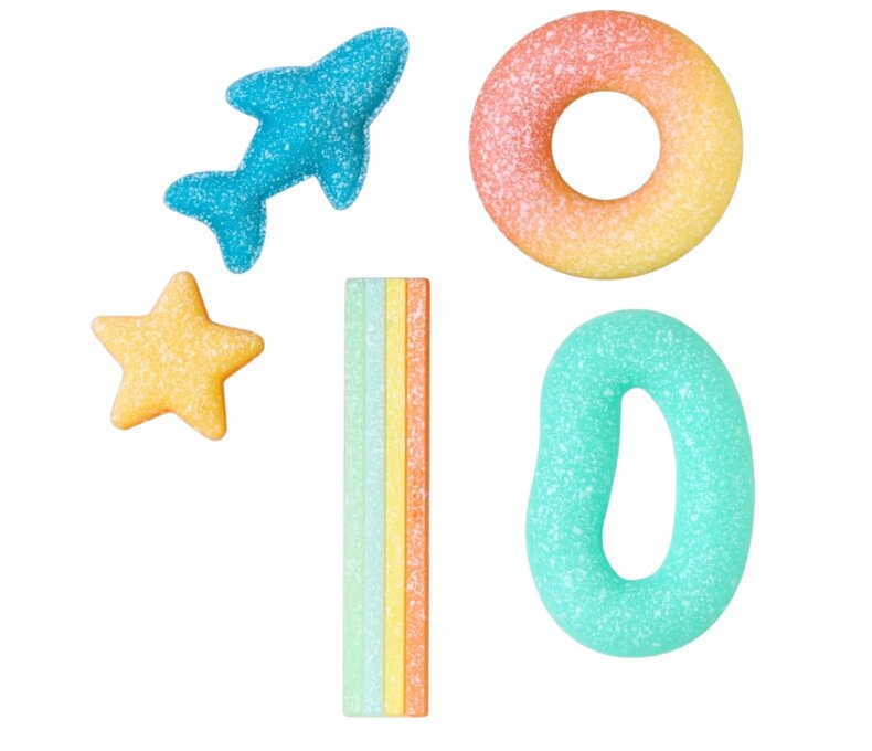 Yummy Colorful Candy 5 Pack Jibbitz