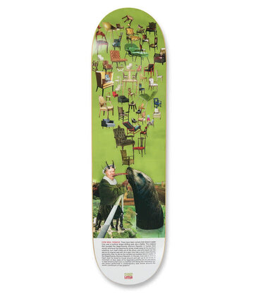 Cow Seal Tongue Roman Skateboard Deck