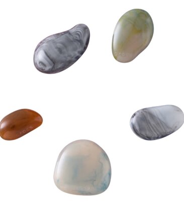 River Stone 5 Pack Jibbitz