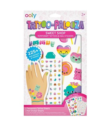 Tattoo Palooza: Temporary Tattoos & Nail Stickers