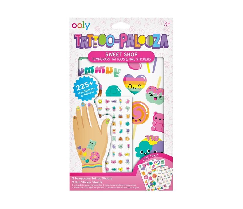 Tattoo Palooza: Temporary Tattoos & Nail Stickers