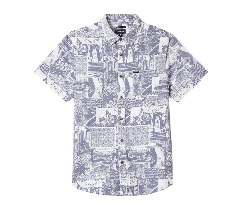 Mens Charter Print S/S Shirt