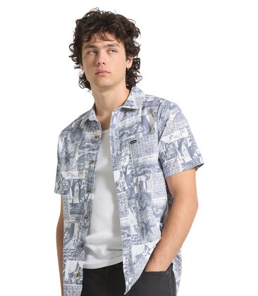 Mens Charter Print S/S Shirt