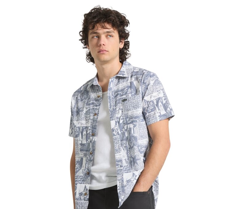 Mens Charter Print S/S Shirt