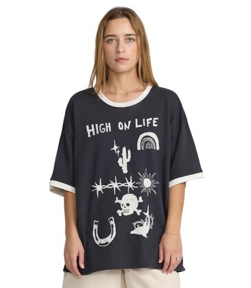 Dani Miller Oversized Ringer Tee