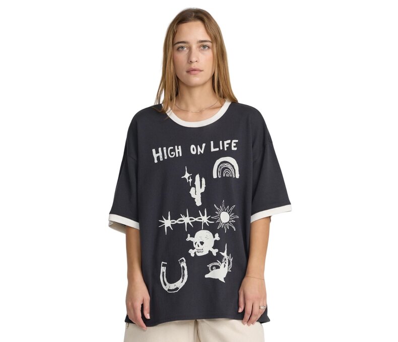 Dani Miller Oversized Ringer Tee