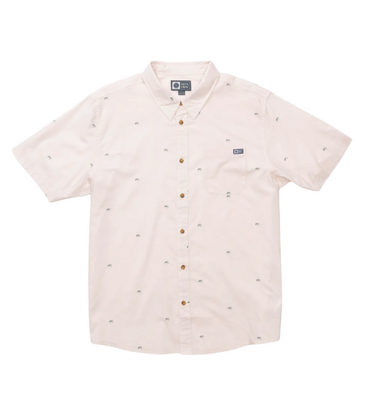Short Sleeve Button Up Crew