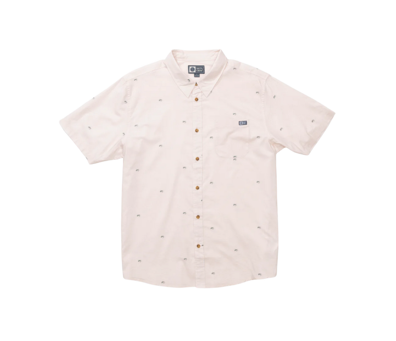 Short Sleeve Button Up Crew