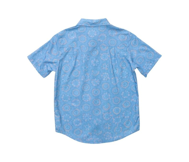 Boys Short Sleeve Button Up Crew