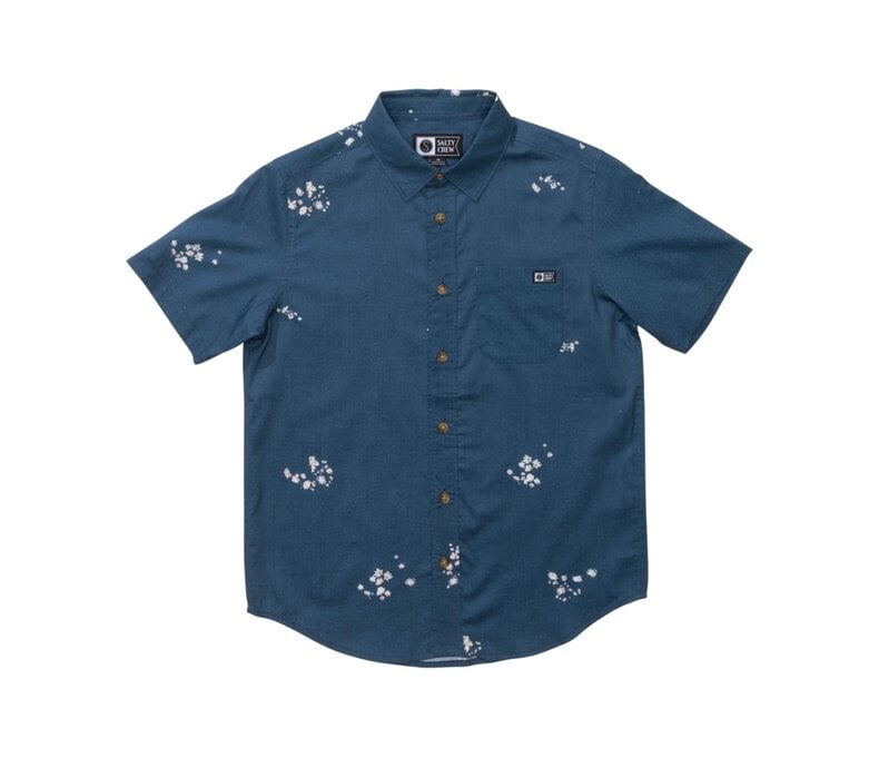 Boys Short Sleeve Button Up Crew