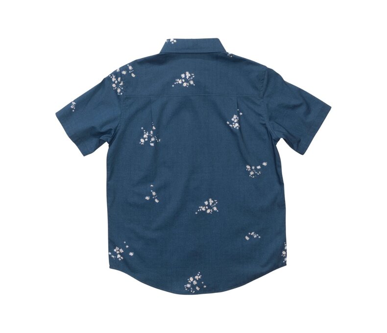 Boys Short Sleeve Button Up Crew
