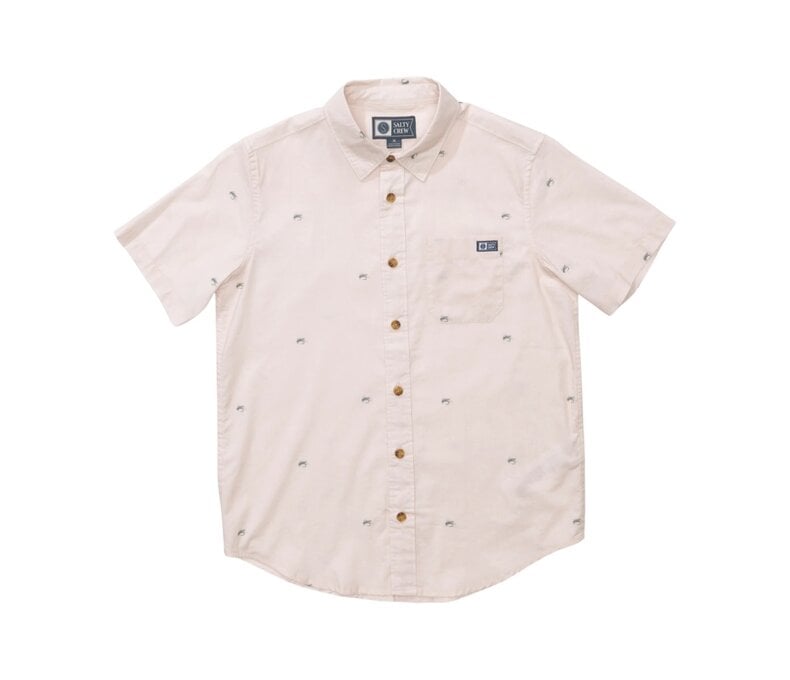 Boys Short Sleeve Button Up Crew