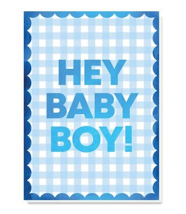 Hey Baby Boy Card