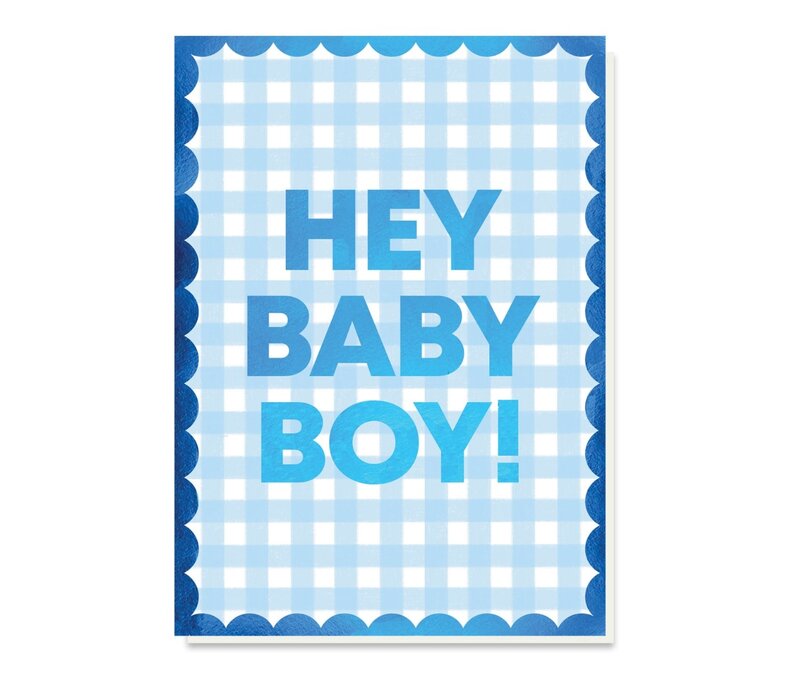 Hey Baby Boy Card