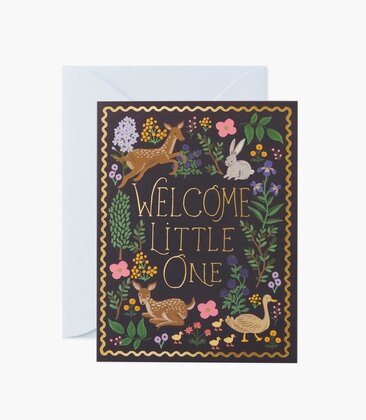 Woodland Welcome Card