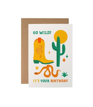 Go Wild Its Your Birthday Card