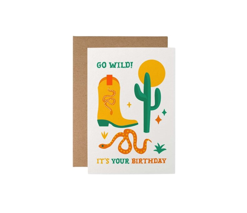Go Wild Its Your Birthday Card