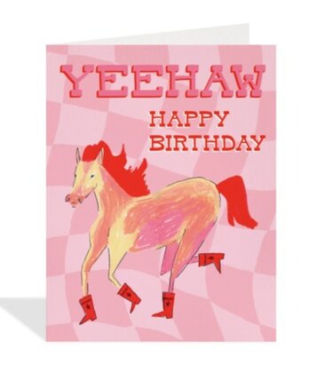 Yeehaw Birthday Card