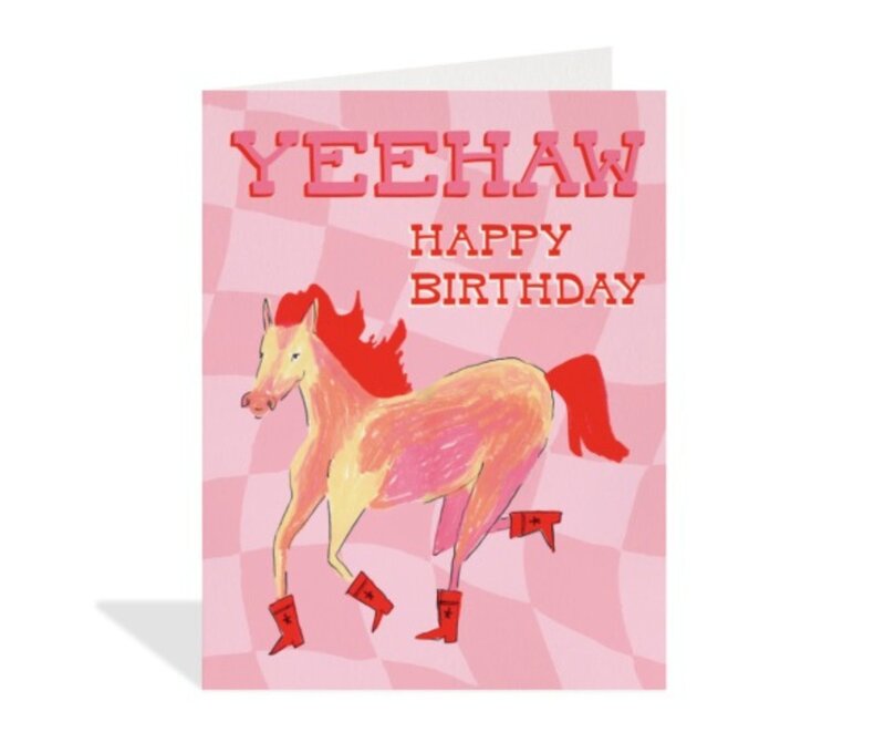 Yeehaw Birthday Card
