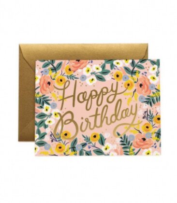 Rose Birthday Card