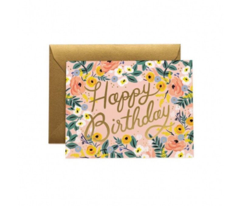 Rose Birthday Card