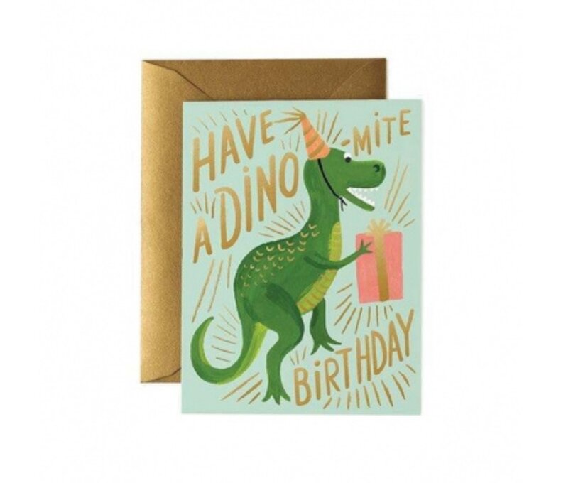 Dinomite Birthday Card