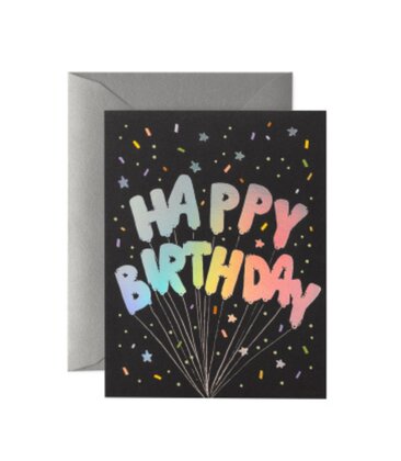 Mylar Birthday Balloons Card