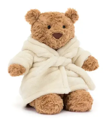 Bartholomew Bear Bathrobe Outfit 10"x5"