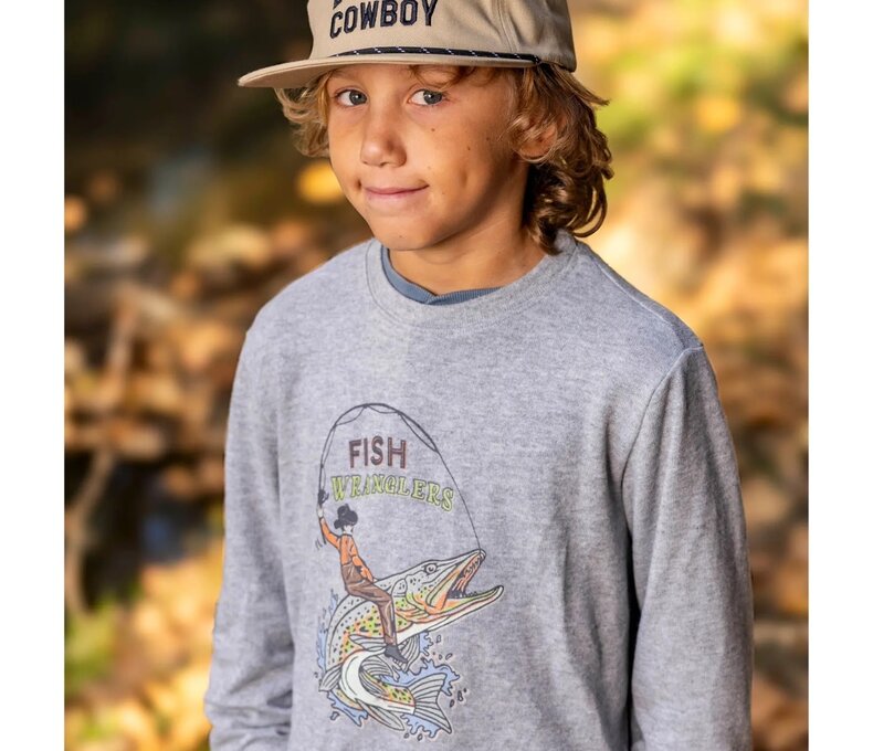 Kids' Fish Wrangler Hacci Pullover