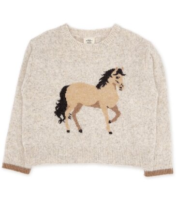 Girls Camille Horse Sweater