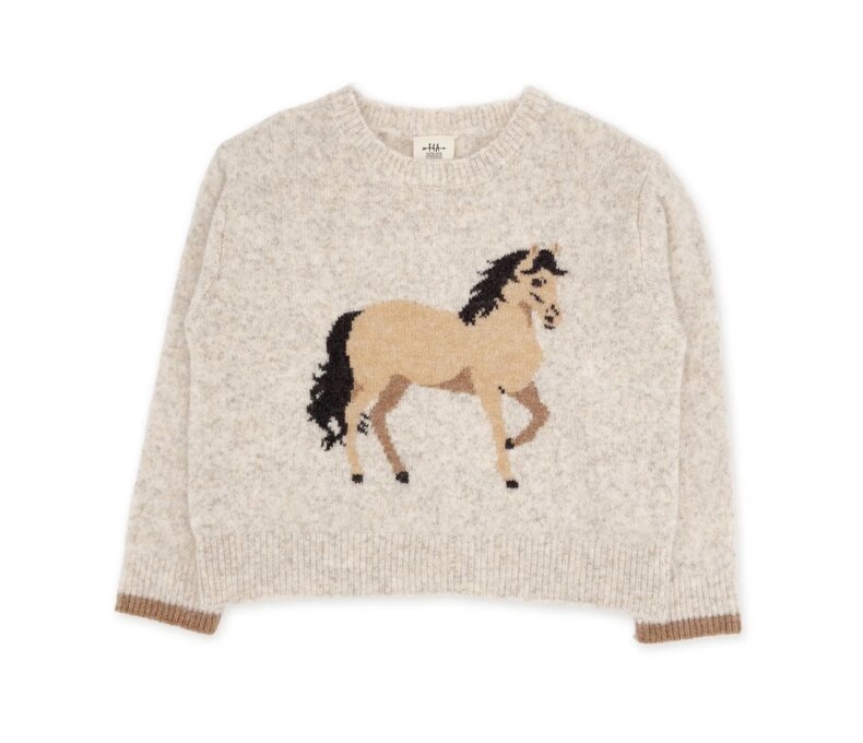 Girls Camille Horse Sweater