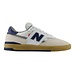 White with NB Navy
