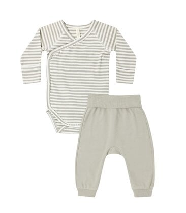 Side Snap Bodysuit + Pant Set
