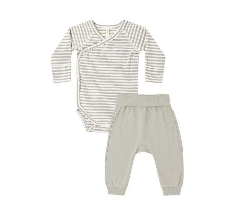 Side Snap Bodysuit + Pant Set
