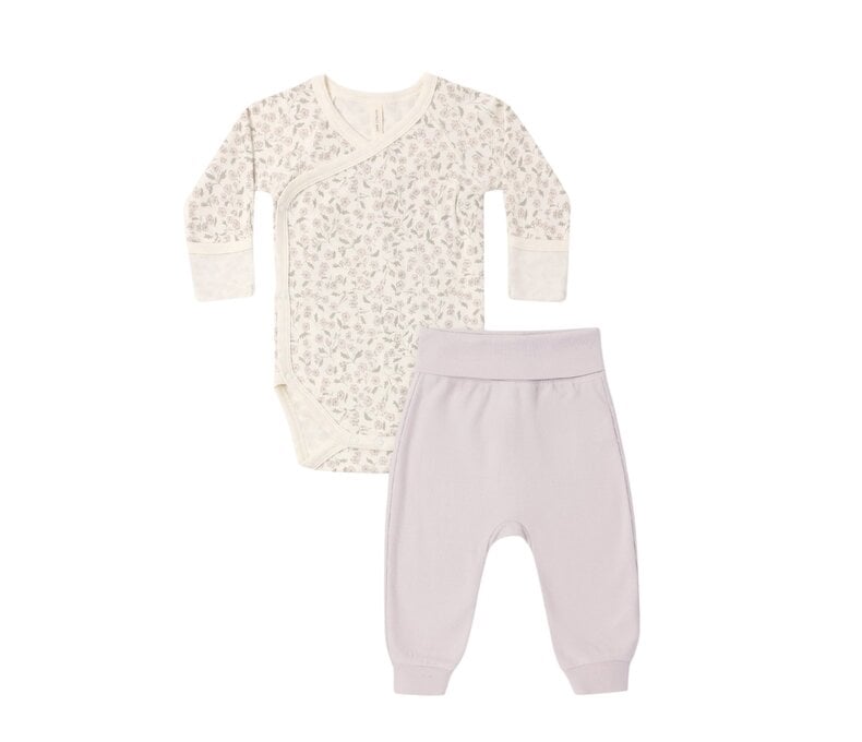 Side Snap Bodysuit + Pant Set